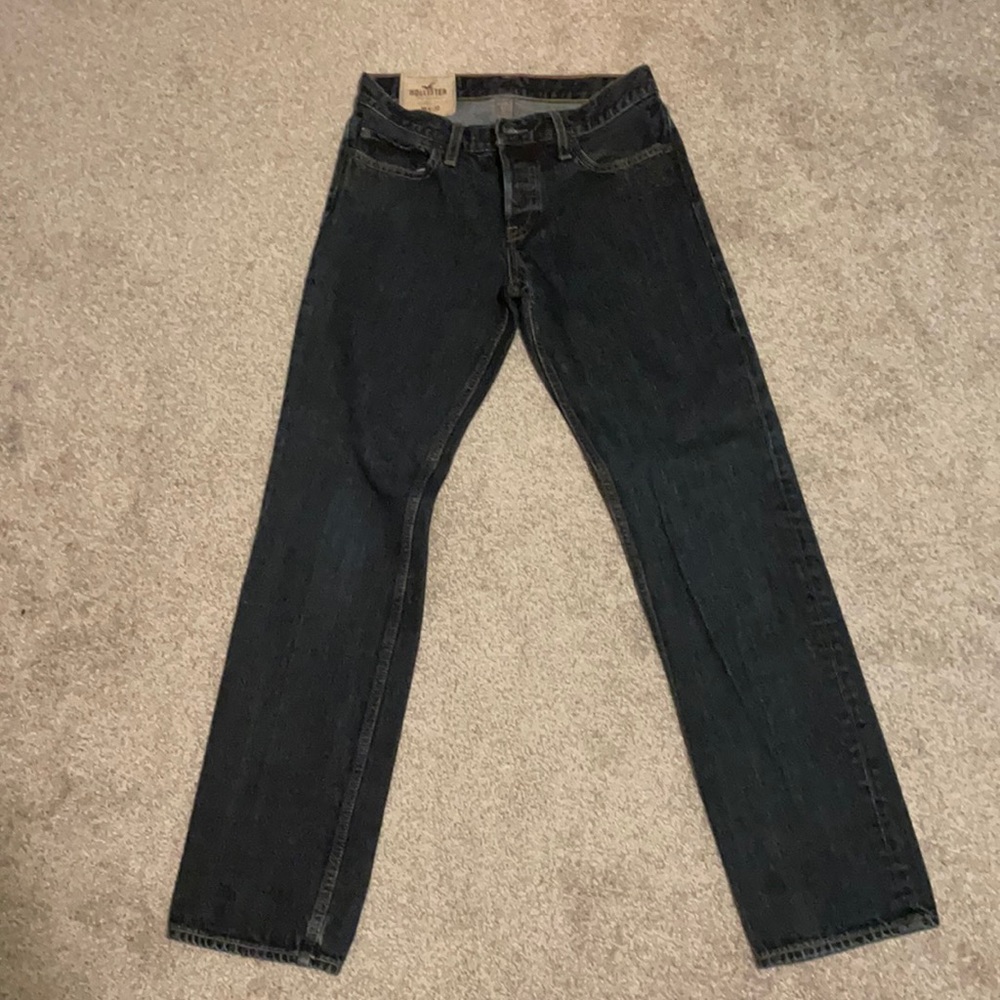 Men’s hollister jeans 30 inch waist, 32 inch Length